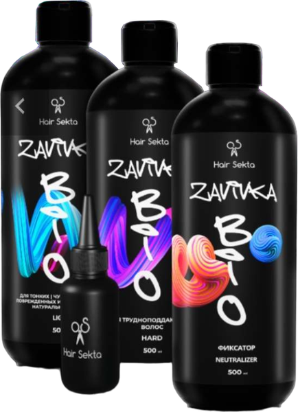 Изображение товара Набор для химической завивки Hair Sekta BIO-Завивка HS074 (3x500мл)
