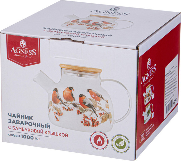 Изображение товара Заварочный чайник Agness 887-458