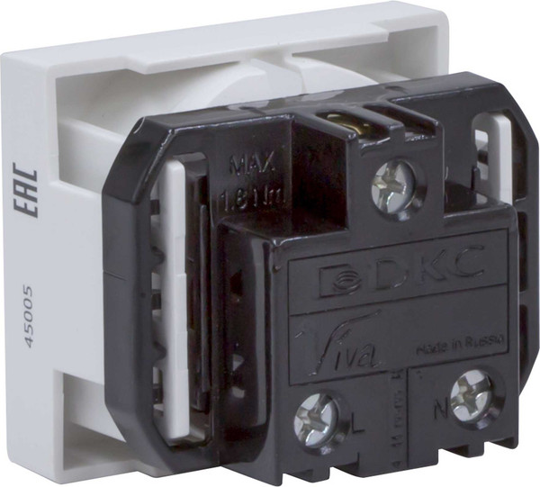 Изображение товара Розетка DKC Viva / 45005 (белый)