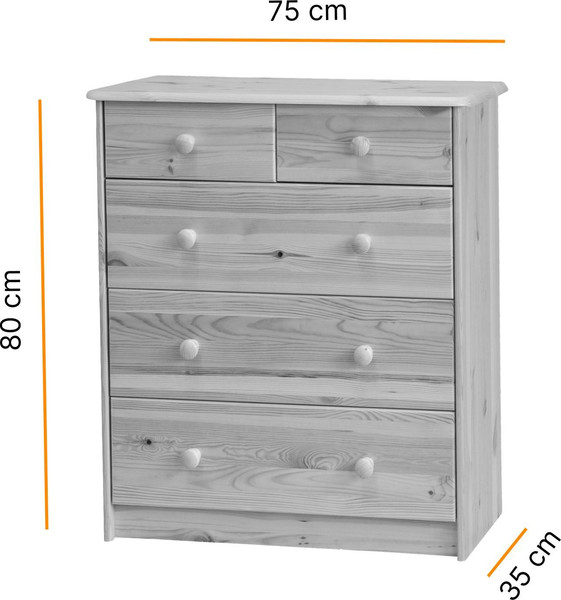 Изображение товара Комод Dipriz Д.20067.7 (без отделки)