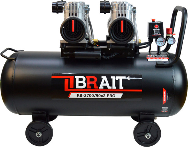 Изображение товара Воздушный компрессор Brait KB-2700/90X2 PRO