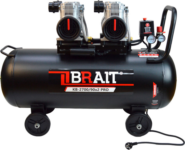 Изображение товара Воздушный компрессор Brait KB-2700/90X2 PRO