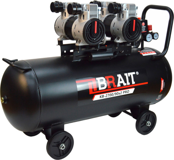 Изображение товара Воздушный компрессор Brait KB-2700/90X2 PRO