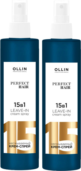 Изображение товара Спрей для волос Ollin Professional Perfect Hair 15в1 Несмываемый (2x250мл)