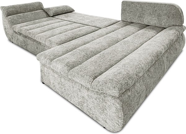 Изображение товара Диван угловой Lama мебель Эдисон левый (Palermo-229 Steel)