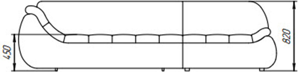 Изображение товара Диван угловой Lama мебель Эдисон левый (Palermo-229 Steel)