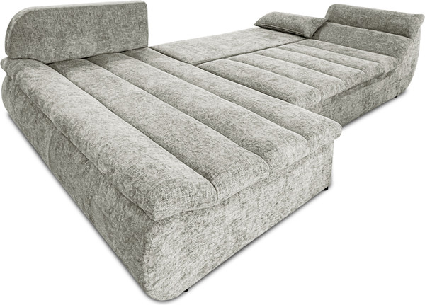 Изображение товара Диван угловой Lama мебель Эдисон правый (Palermo-229 Steel)