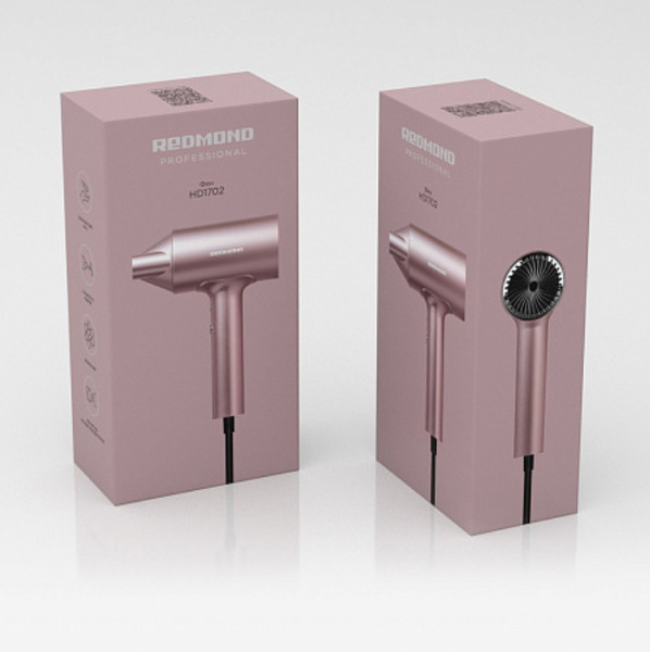 Изображение товара Профессиональный фен Redmond HD1702 (розовый)