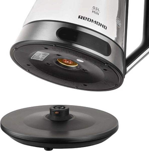 Изображение товара Электрочайник Redmond KG222 (стекло/сталь)