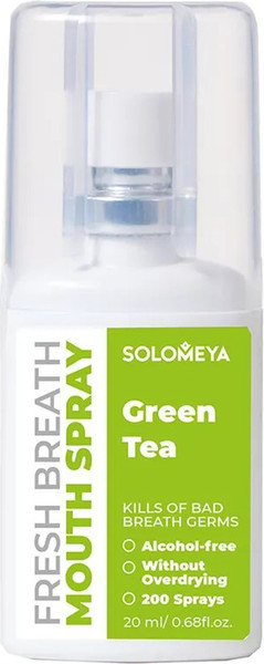 Изображение товара Спрей для полости рта Solomeya Fresh Breath Зеленый чай (20мл)