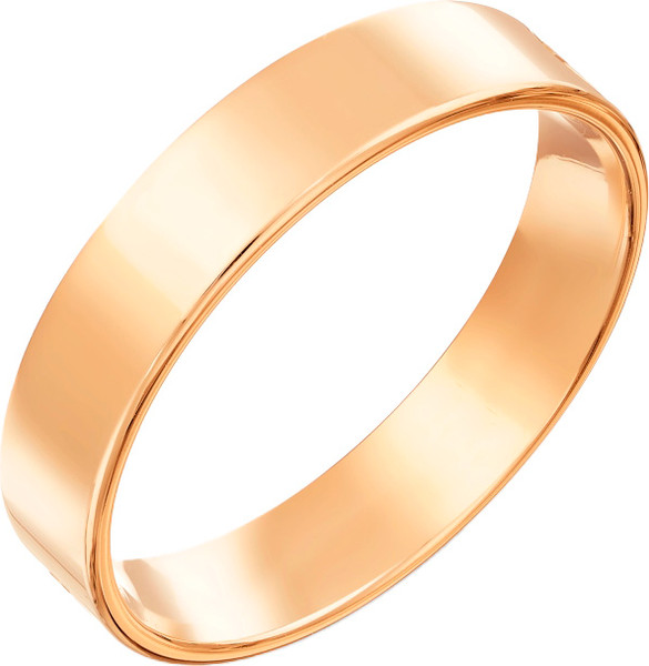 Изображение товара Кольцо обручальное из красного золота 7 КАРАТ П7302-006К146 (р.22)