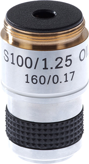 Изображение товара Объектив для микроскопа Микромед 100/1.25ми 160/0.17 / 10584