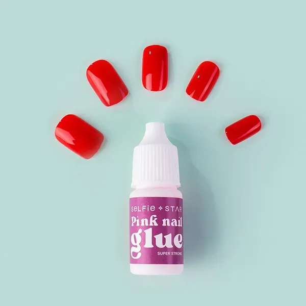 Изображение товара Клей для накладных ногтей Selfie Star Ultimate Bond Nail Glue Pink (2.7мл)