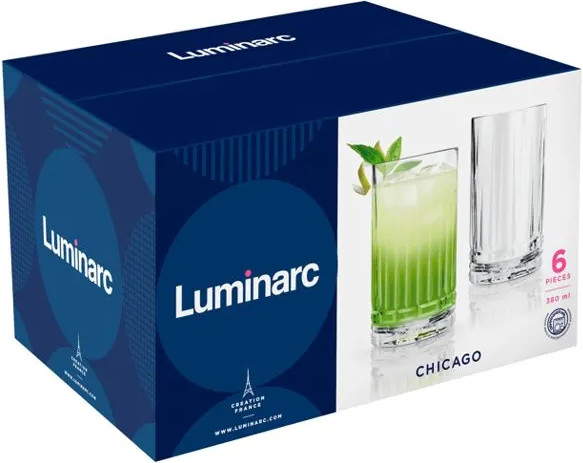 Изображение товара Набор стаканов Luminarc Чикаго / O0513 (6шт)
