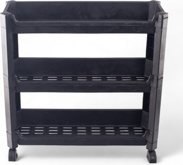 Изображение товара Этажерка Organizers На колесиках 3 уровня / ORG-65BK (черный)
