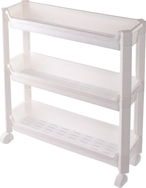 Изображение товара Этажерка Organizers На колесиках 3 уровня / ORG-65WH (белый)