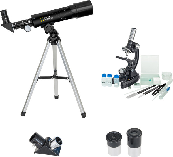 Изображение товара Набор оптических приборов Bresser National Geographic 50/360 и 300x-1200x / 31310
