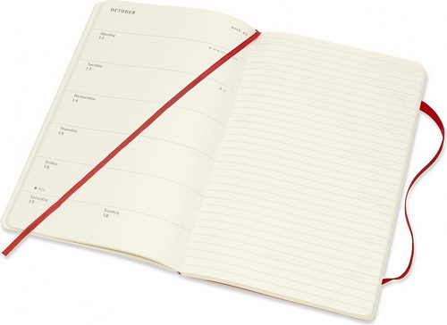 Изображение товара Еженедельник Moleskine Academic Soft WKNT Large / DSF218WN3 (красный)