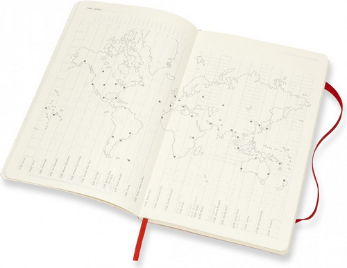 Изображение товара Еженедельник Moleskine Academic Soft WKNT Large / DSF218WN3 (красный)