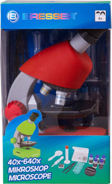 Изображение товара Микроскоп оптический Bresser Junior 40x-640x / 70122 (красный)