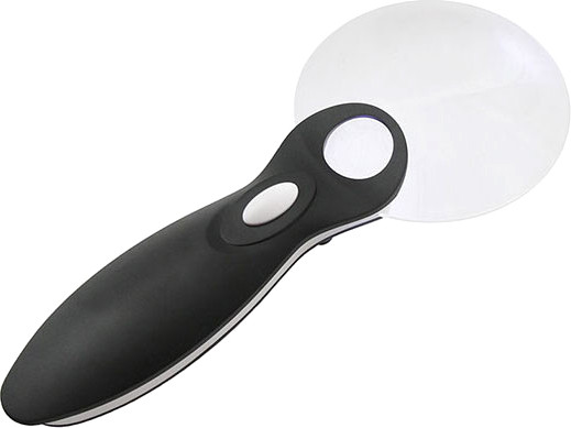 Изображение товара Лупа ручная Veber G-288-090 3x/6x LED подсветка / 31713