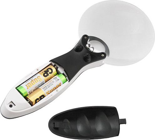 Изображение товара Лупа ручная Veber G-288-090 3x/6x LED подсветка / 31713