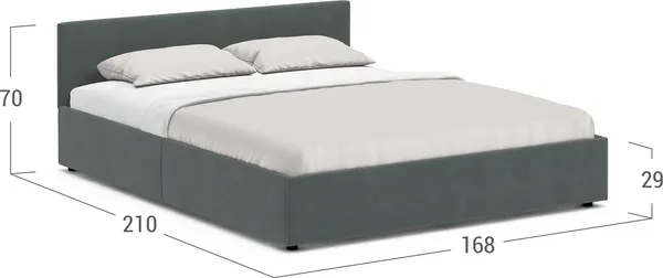 Изображение товара Двуспальная кровать Moon Family 1250 / MF006035