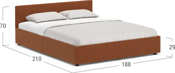 Изображение товара Двуспальная кровать Moon Family 1250 / MF007959