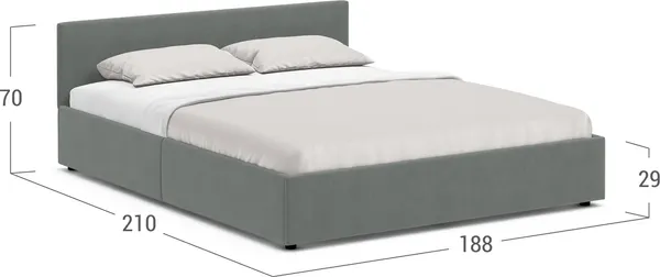 Изображение товара Двуспальная кровать Moon Family 1250 / MF008049
