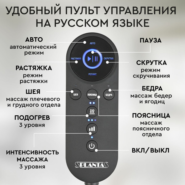 Изображение товара Массажный мат PLANTA MM-7000