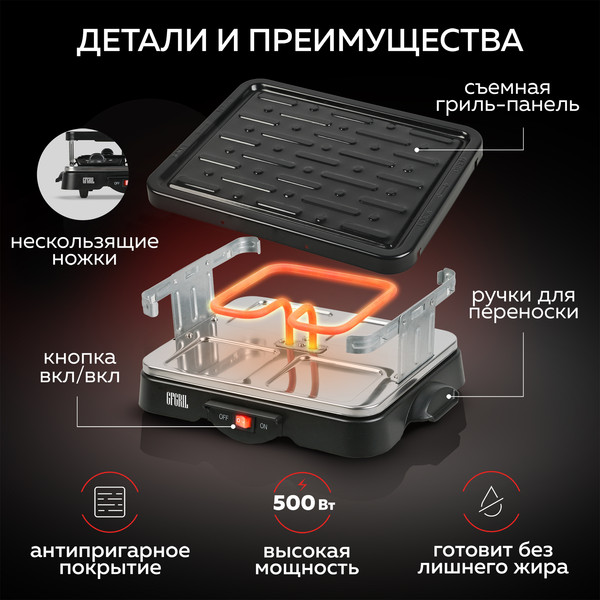 Изображение товара Раклетница GFGRIL GF-015