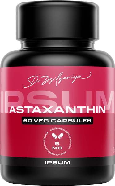 Изображение товара Пищевая добавка IPSUM Astaxanthin 759 мг+-10% (60 капсул)