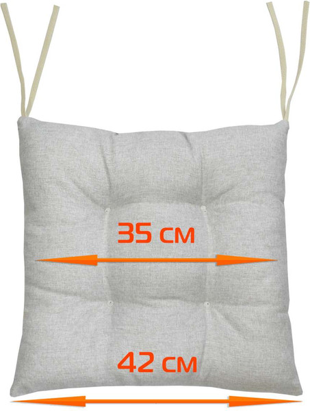 Изображение товара Подушка на стул MATEX Simplex / 32-731 (белый)