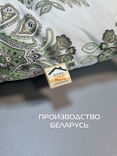 Изображение товара Подушка на стул MATEX Homely / 31-376 (белый/зеленый)