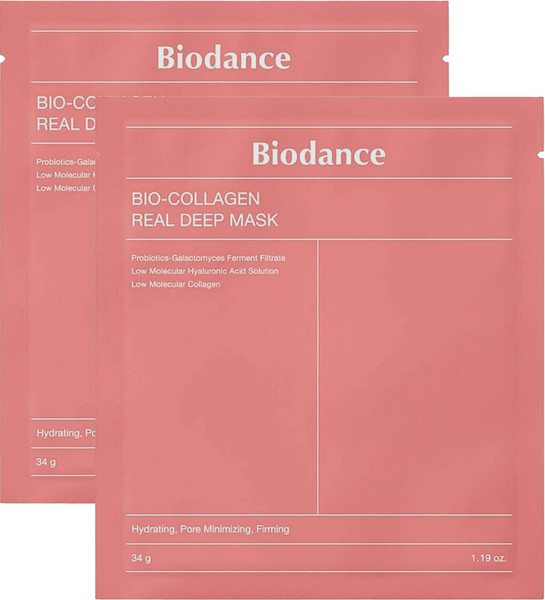 Изображение товара Набор масок для лица Biodance Bio-Collagen Real Deep Mask с коллагеном и ферментами (2шт)