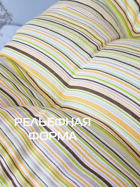 Изображение товара Подушка на стул MATEX Homely / 31-499 (оранжевый/зеленый)