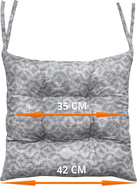 Изображение товара Подушка на стул MATEX Homely. Ромбы / 31-512 (серый)