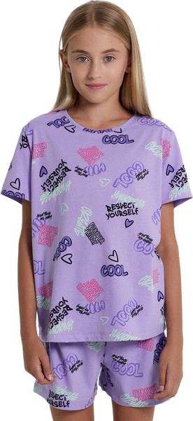 Изображение товара Пижама детская Mark Formelle 567727 (р.122-60, граффити на лаванде)