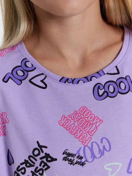 Изображение товара Пижама детская Mark Formelle 567727 (р.122-60, граффити на лаванде)