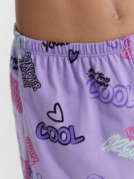 Изображение товара Пижама детская Mark Formelle 567727 (р.122-60, граффити на лаванде)