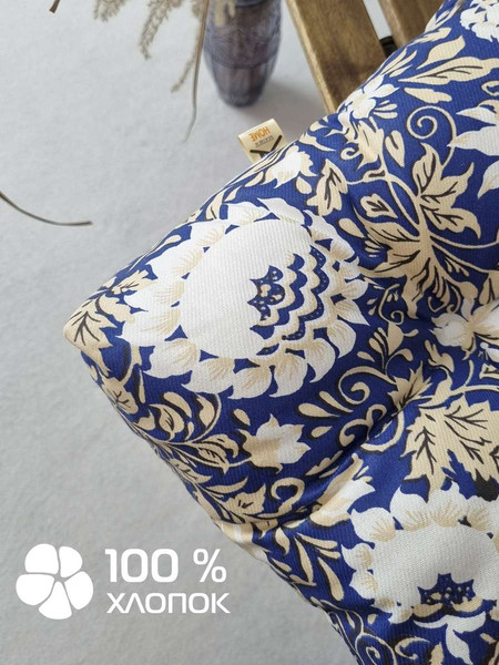 Изображение товара Подушка на стул MATEX Printed / 43-836 (синий)