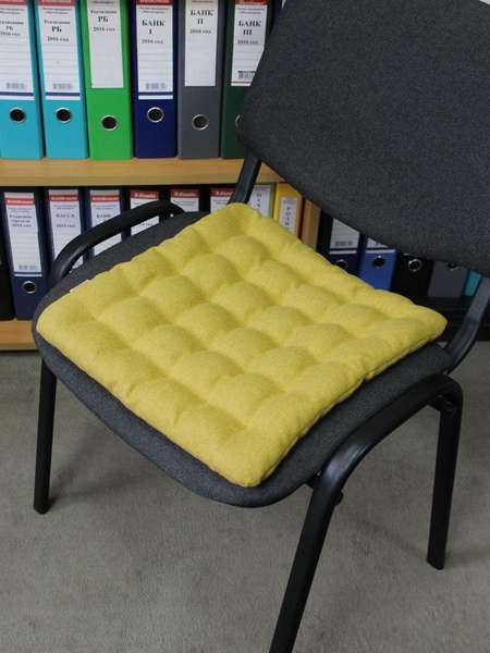 Изображение товара Подушка на стул MATEX Ecology Seat / 25-979 (горчичный)