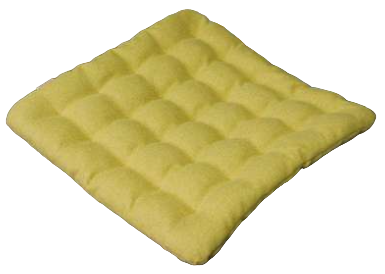 Изображение товара Подушка на стул MATEX Ecology Seat / 25-979 (горчичный)