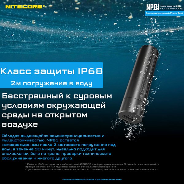Изображение товара Портативное зарядное устройство Nitecore NPB1