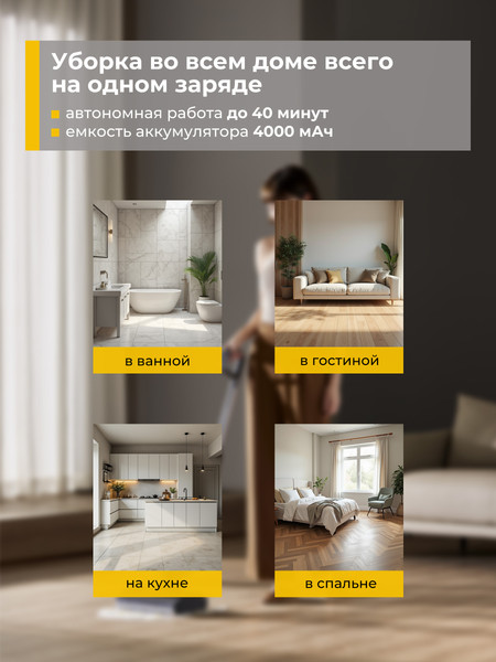 Изображение товара Пылесос Deerma DEM-VX900W