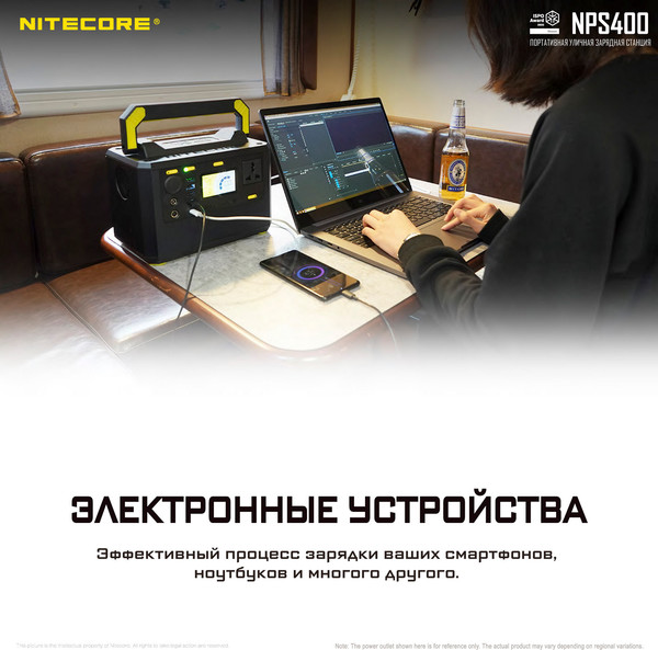 Изображение товара Портативная зарядная станция Nitecore NPS400
