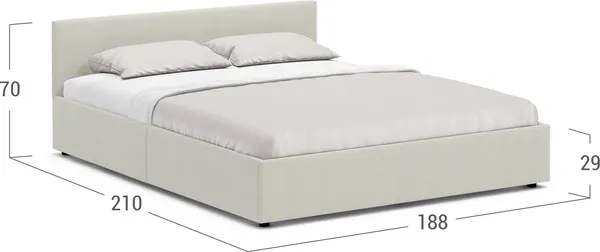 Изображение товара Двуспальная кровать Moon Family 1250 / MF005897
