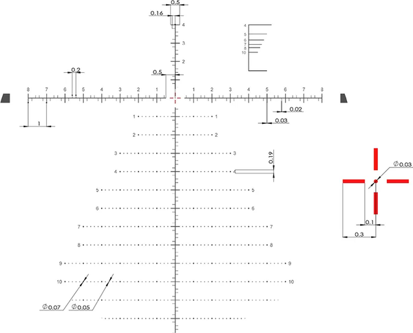 Изображение товара Оптический прицел Mewlite 5-30x56 FFP 34мм IR / 61004