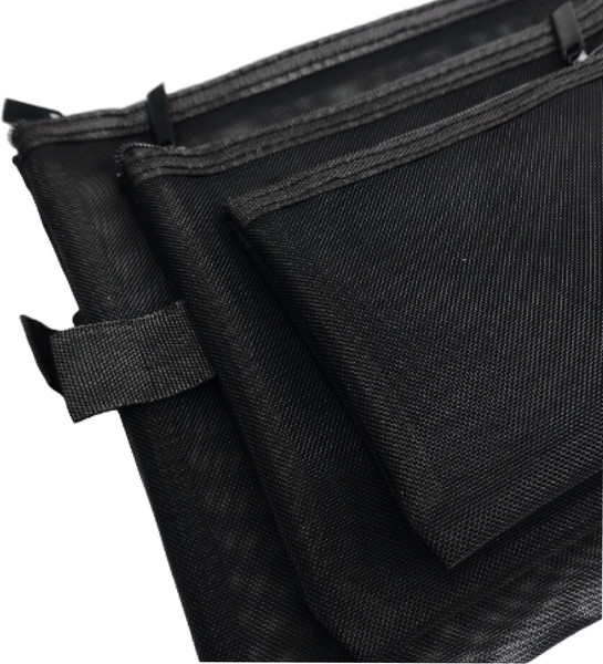 Изображение товара Набор косметичек Kristaller Fine Mesh 3in1 / 25021 (черный)