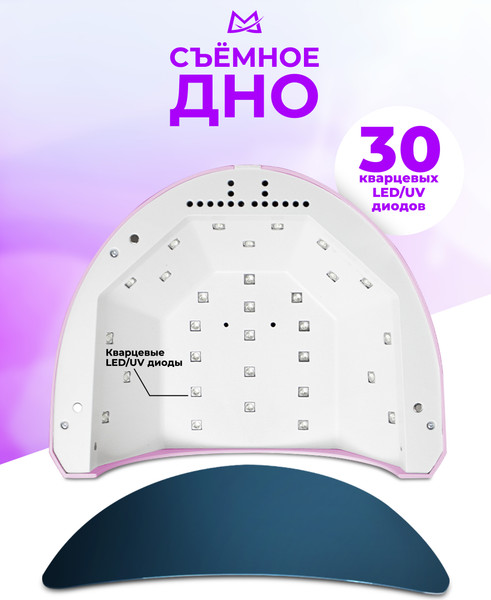Изображение товара UV/LED лампа для маникюра Manita Professional Sun 1 (розовый)